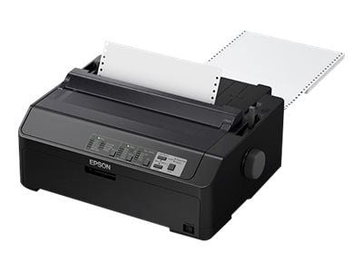 Epson LQ-590IIN, 550 cps, 10 cpi, 6 kopiot, Code 128 (A/B/C), Code 39, EAN13, EAN8, Interleaved 2/5, POSTNET, UPC-A, UPC-E, PC437, PC708, PC720, PC...
