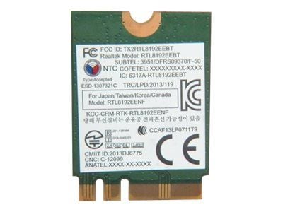Realtek RTL8192EEBT - Nettverksadapter - M.2 Card - 802.11b/g/n, Bluetooth 4.0 - (CRU) - Tier 1, FRU