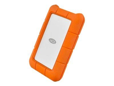 LaCie Rugged Secure STFR2000403 - Harddisk - kryptert - 2 TB - ekstern (bærbar) - USB 3.1 Gen 1 (USB-C kontakt) - 256-bit AES - med 2-års Rescue Da...