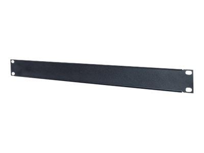 Intellinet 19" Blank Panel, 1U, Black - Tomt panel - svart, RAL 9005 - 1U - 19"