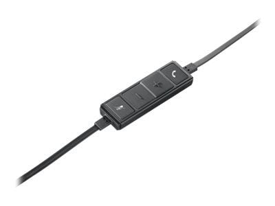 Logitech USB Headset Mono H650e - Hodesett - on-ear - kablet