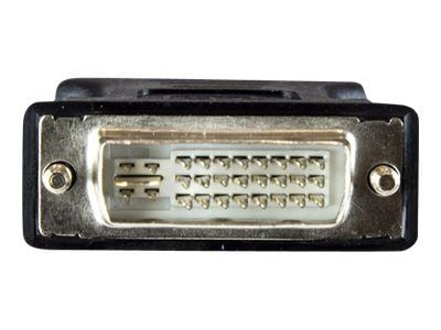 StarTech DVI to VGA Cable Adapter - Black - M/F - DVI-I to VGA Converter Adapter (DVIVGAMFBK) - VGA-adapter - DVI-I (hann) til HD-15 (VGA) (hunn) -...