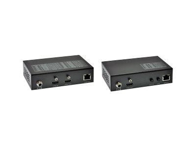 LevelOne HVE-9100 HDMI over Cat.5 Extender Kit - Video/lyd-forlenger - 10Mb LAN - over CAT 5 - opp til 300 m