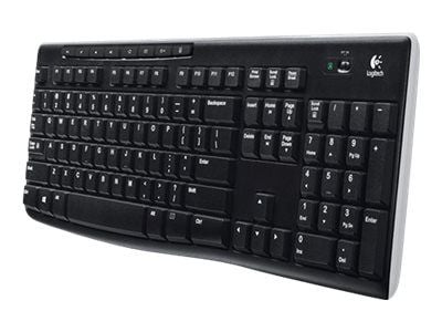 Logitech Wireless Keyboard K270 - Tastatur - trådløs - 2.4 GHz - Belgisk
