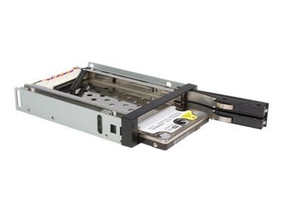 StarTech.com HSB220SAT25B, 8,89 cm (3.5"), Etupaneeli, musta, 2.5", SATA, Serial ATA II, Serial ATA III, Alumiini