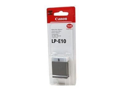 Canon LP-E10 - Batteri - Li-Ion - for EOS 1500, 2000, 3000, 4000, Kiss X80, Kiss X90, Rebel T100, Rebel T6, Rebel T7, Rebel T7+
