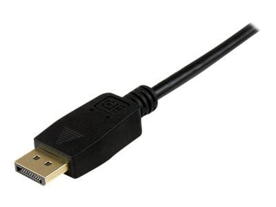 StarTech 3 foot DisplayPort to DVI Active Adapter Converter Cable - 3 ft (0.9m) Active DP to DVI M/M Cable for PC - 1920x1200 - Black (DP2DVIMM3BS)...