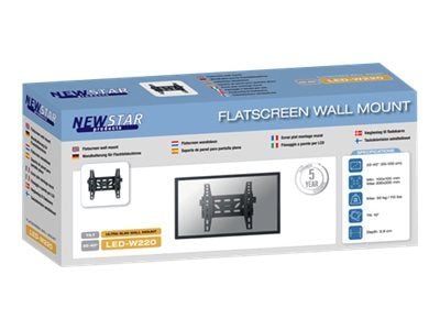 Neomounts LED-W220 - Fäste - lutning - för LCD-display - svart - skärmstorlek: 22"-40" - väggmonterbar
