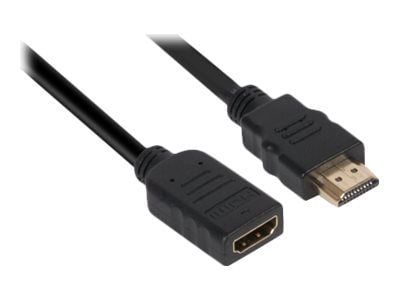 Club 3D CAC-1321 - HDMI-forlengelseskabel - HDMI hann til HDMI hunn - 3 m - 4K-støtte