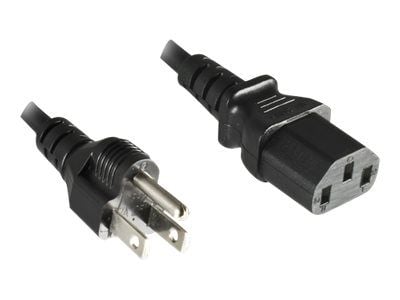 MicroConnect - Strömkabel - NEMA 5-15P (han) till strömförsörjning IEC 60320 C13 - 10 A - 1,8 m - sortering - Japan