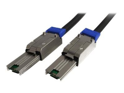 StarTech 3m External Mini SAS Cable - Serial Attached SCSI SFF-8088 to SFF-8088 - 2x SFF-8088 (M) - TAA Compliant - 3 meter, Black (ISAS88883) - SA...