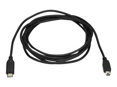 StarTech.com USB C til Mini USB-kabel - 6 fot / 2m - M/M - USB 2.0 - Mini USB-ledning - USB C til Mini B-kabel - USB Type C til Mini USB (USB2CMB2M...