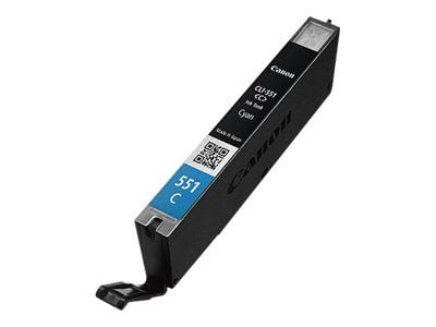 Canon CLI-551C - 7 ml - cyan - original - blekkbeholder - for PIXMA iP8750, iX6850, MG5550, MG5650, MG5655, MG6450, MG6650, MG7150, MG7550, MX725, ...