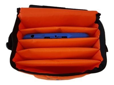 LEBA NoteBag - Axelremsväska för 5 surfplattor - orange