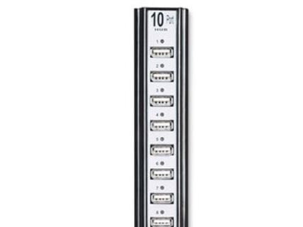 Manhattan 161572, USB 2.0, USB 2.0, 480 Mbit/s, Svart, Sølv, Plast, Kraft indikator
