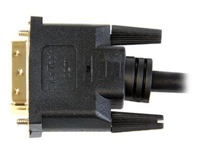 Startech 1m HDMI to DVID Cable M/M - Adapterkabel - HDMI hann til DVI-D hann - 1 m - skjermet - svart