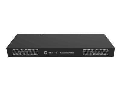 Avocent AutoView AV3216 - Omkopplare för tangentbord/video/mus - 16 x KVM port(s) - 2 lokala användare - 1 IP-användare - främre till bakre luftflö...