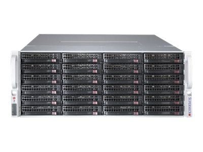 Supermicro SC847 BE1C4-R1K23LPB - Kan monteras i rack 4U - förbättrad utökad ATX - SATA/SAS - hot-swap 1200 Watt - svart