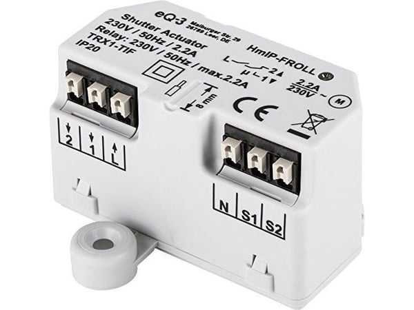 HomeMatic IP Homatisk IP rullesjalusi Batteri skjult, bryter