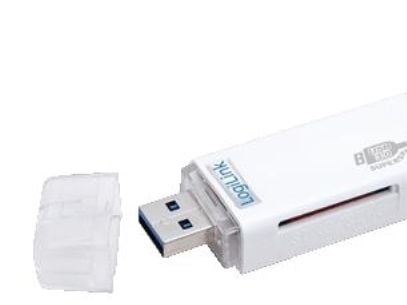 LogiLink CardReader USB 3.0 - Kortleser (SD, microSD, SDHC, microSDHC, SDXC, microSDXC) - USB 3.0
