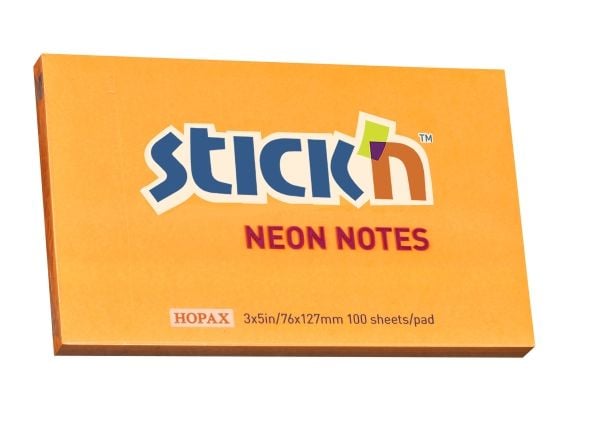 Muistiinpanovälineet, BNT Stick´n, oranssi, 127x76mm 12 kpl - (12 kpl)