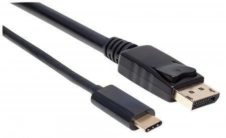 Manhattan 152464, 2 m, USB Type-C, DisplayPort, Uros, Uros, Suora