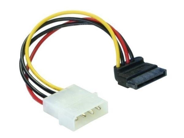 DeLOCK Cable Power SATA HDD > 4pin male – angled, 0,15 m