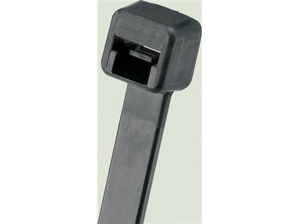Kaapelinsiteet 8,9X450 mm 100 kpl:n pakkauksissa musta UV-kestävä - (100 kpl.)