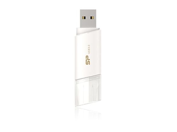 SILICON POWER Blaze B06 - USB-flashstasjon - 16 GB - USB 3.0 - skallhvit