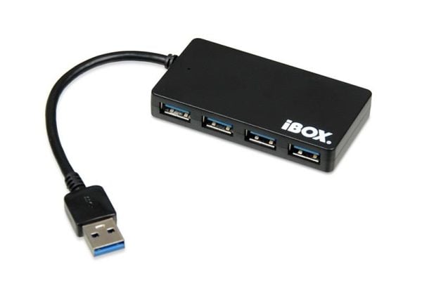 iBOX IUH3F56 - Keskitin - 4 x SuperSpeed USB 3.0 - pöytätietokoneet