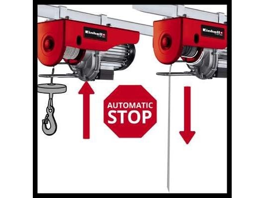 Einhell TC-EH 500, 500 kg, 11,5 m, 5,7 m, 5,7 m/min, 11,5 m/min, 1000 W