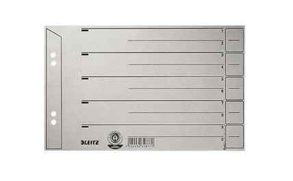 Leitz 16560085, Harmaa, Pahvi, A5, 150 mm, 1 mm, 240 mm