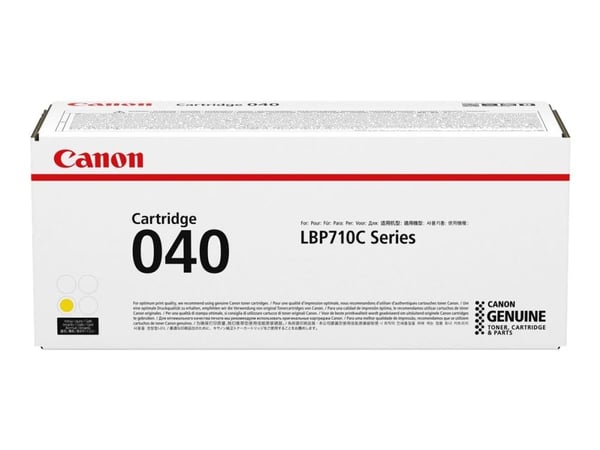 Canon 040 - Gul - original - tonerpatron - for imageCLASS LBP712Cdn
