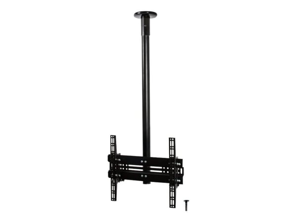 B-TECH Professional BT8424 - Brakett - for flatpanel - låsbar - svart - skjermstørrelse: 32"-55" - monteringsgrensesnitt: inntil 400 x 400 mm - tak...