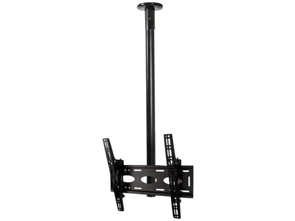 B-TECH Professional BT8424 - Brakett - for flatpanel - låsbar - svart - skjermstørrelse: 32"-55" - monteringsgrensesnitt: inntil 400 x 400 mm - tak...