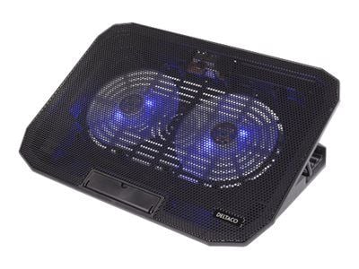 DELTACO LTC-100 - Notebookvifte - 15.6" - 120 mm - svart