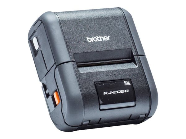 Brother RuggedJet RJ-2050 - Kvitteringsskriver - direktetermisk - Rull (5,8 cm) - 203 dpi - inntil 152 mm/sek - USB 2.0, Wi-Fi(n), Bluetooth 2.1 EDR