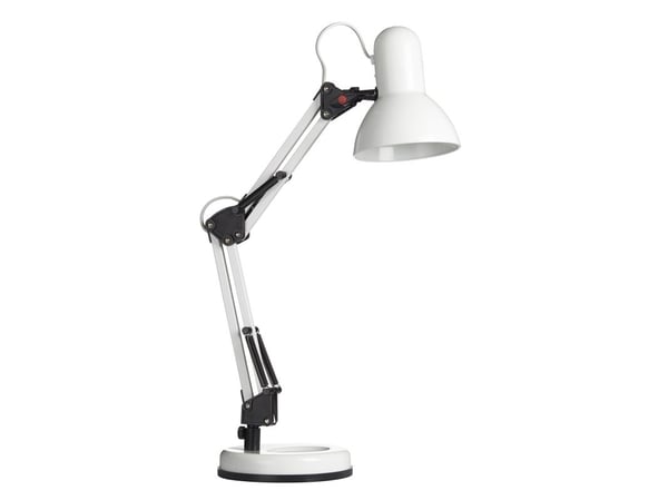 Arkitektlampe ALBA hvit E14