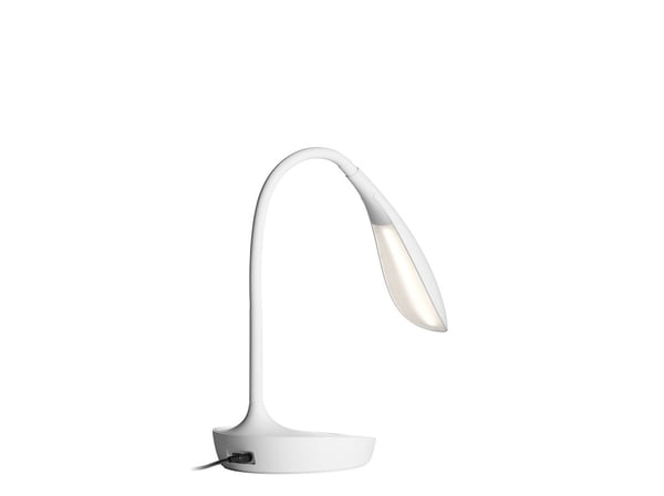Bordlampe SAMBA USB LED hvit
