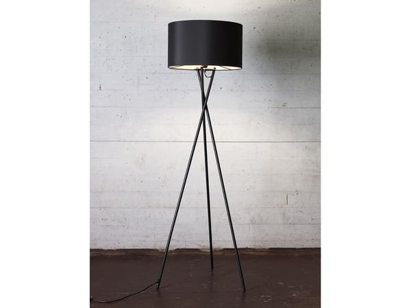 UPTOWN gulvlampe sort med sort skjerm