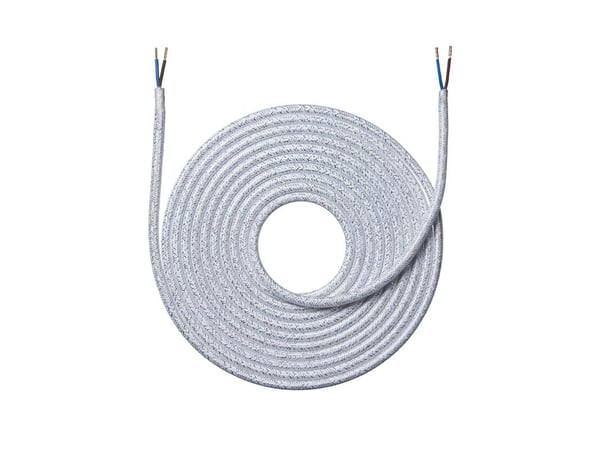 Nielsen Light Fabric Cord - 4 meter - vit glans