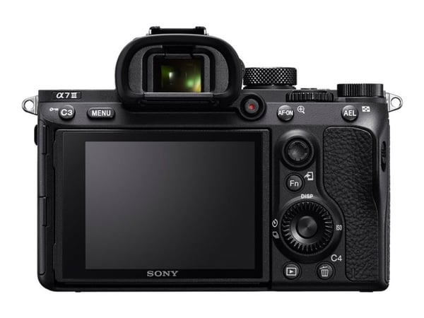 Sony a7 III ILCE-7M3 - Digitalkamera - spegellöst - 24.2 MP - Fullständig ram - 4 K / 30 fps - endast stomme - Wi-Fi, NFC, Bluetooth - svart