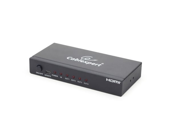 Cablexpert DSP-4PH4-002 - Video/lyd-splitter - 4 x HDMI - stasjonær