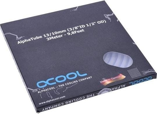 Alphacool AlphaTube HF 13/10 (3/8"ID), PVC, Blå