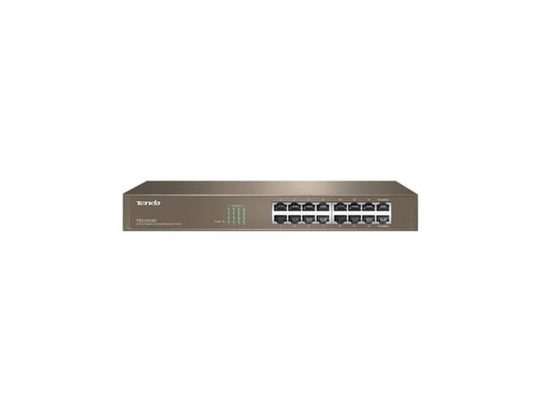 Tenda TEG1016D - Switch - ikke-styrt - 16 x 10/100/1000 - rackmonterbar