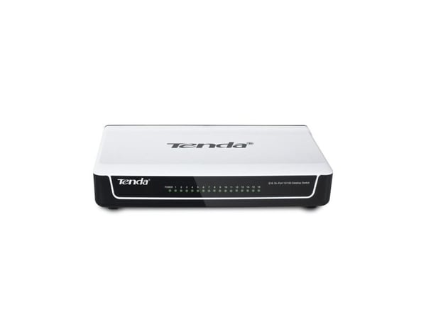 Tenda S16, Uhåndtert, Fast Ethernet (10/100), Full tosidig