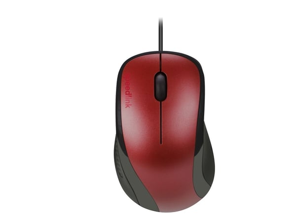 SPEEDLINK KAPPA Mouse - Mus - høyrehendt - optisk - 3 knapper - kablet - USB - rød