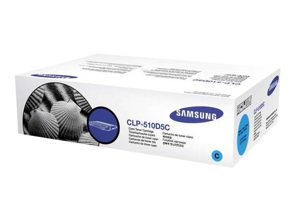 Samsung CLP-510D5C - syaani - alkuperäinen - tonerpatron - CLP-510, 510N -laitteisiin