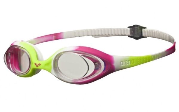 Arena Spider Jr, Unisex, En Størrelse, Rosa, Hvit, Gult, Silikon, Gjennomsiktig, Polykarbonat