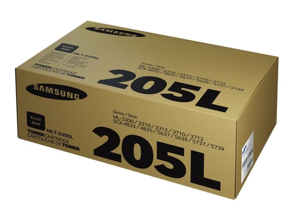 Samsung MLT-D205L -värikasetti, riittoisa musta, Musta, 1 kpl